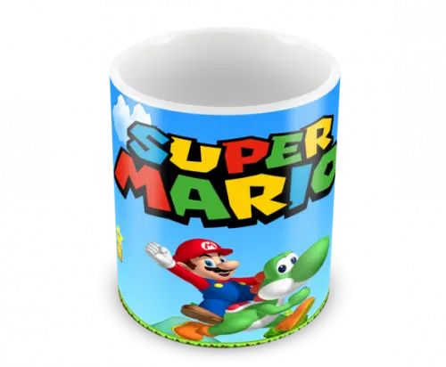 Caneca Polímero Super Mario Personalizada