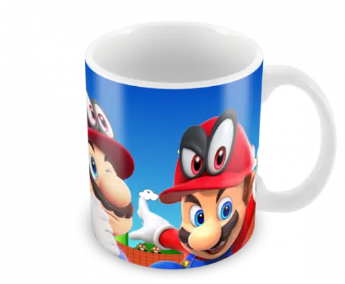 Caneca Polímero Super Mario Personalizada