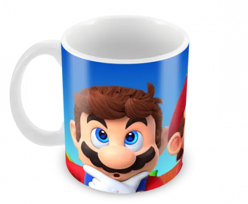 Caneca Polímero Super Mario Personalizada