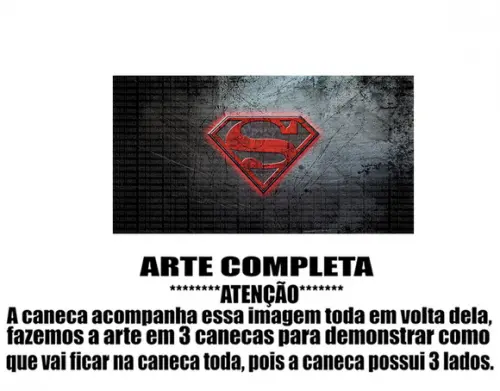 Caneca Polímero Superman Personalizada