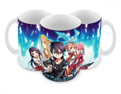 Caneca Polímero Sword Art Online Personalizada