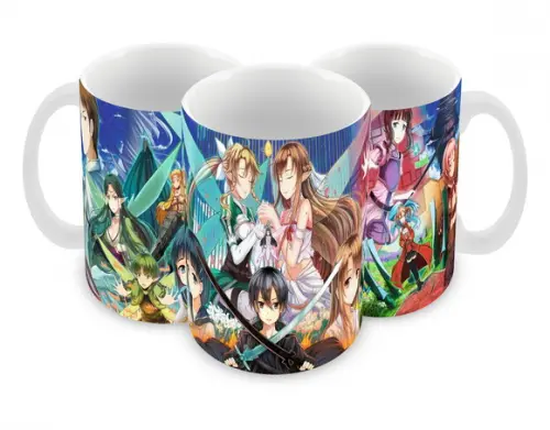 Caneca Polímero Sword Art Online Personalizada
