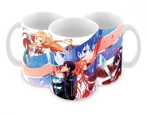 Caneca Polímero Sword Art Online Personalizada
