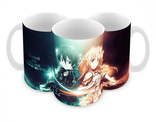 Caneca Polímero Sword Art Online Personalizada