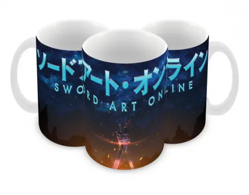 Caneca Polímero Sword Art Online Personalizada