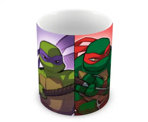 Caneca Polímero Tartarugas Ninja Personalizada