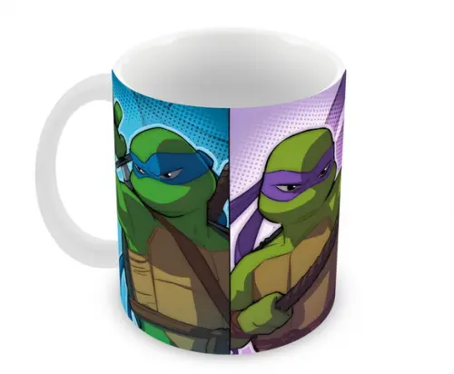 Caneca Polímero Tartarugas Ninja Personalizada