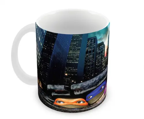 Caneca Polímero Tartarugas Ninja Personalizada