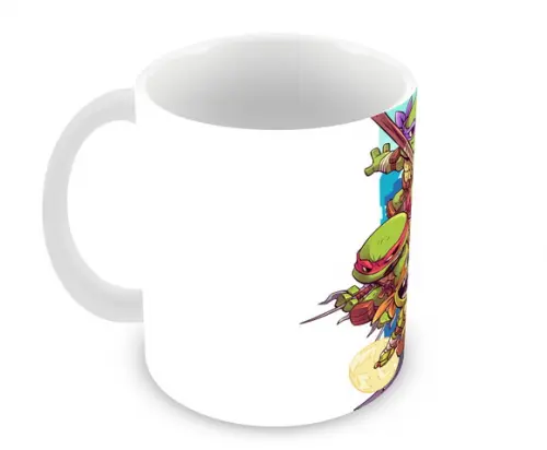 Caneca Polímero Tartarugas Ninja Personalizada