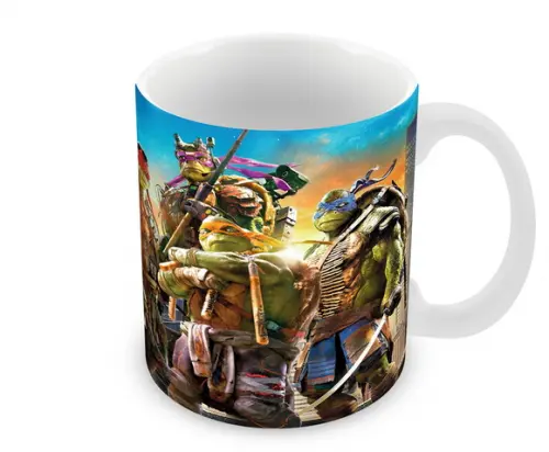 Caneca Polímero Tartarugas Ninja Personalizada