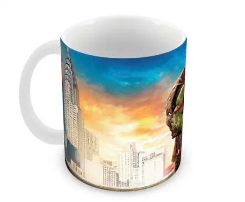 Caneca Polímero Tartarugas Ninja Personalizada