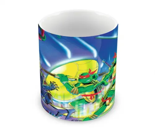 Caneca Polímero Tartarugas Ninja Personalizada