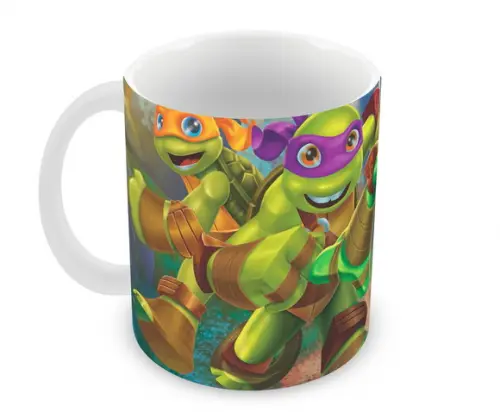 Caneca Polímero Tartarugas Ninja Personalizada