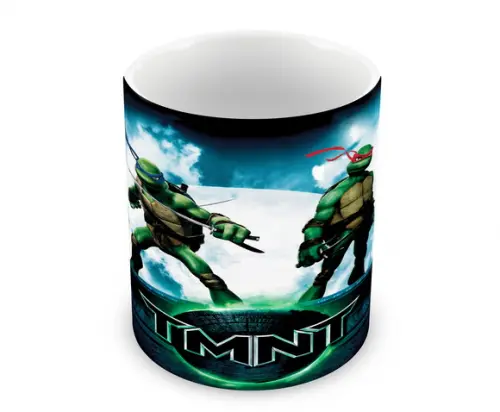 Caneca Polímero Tartarugas Ninja Personalizada