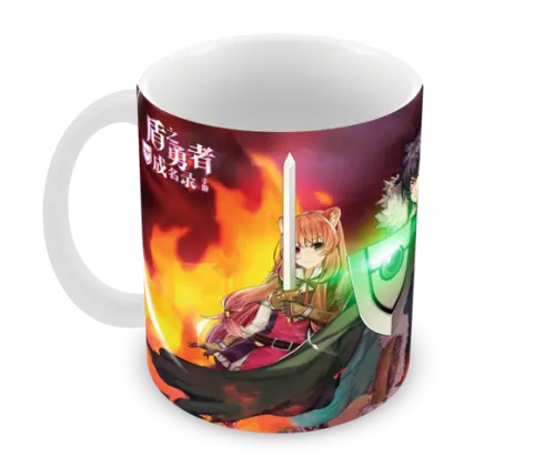Caneca Polímero Tate no Yuusha no Nariagari Personalizada
