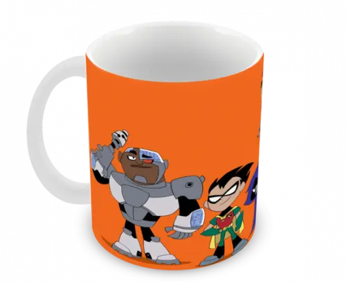 Caneca Polímero Teen Titans Go Personalizada