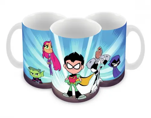 Caneca Polímero Teen Titans Go Personalizada