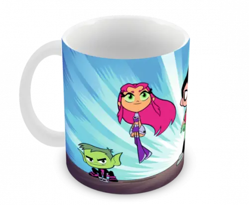 Caneca Polímero Teen Titans Go Personalizada