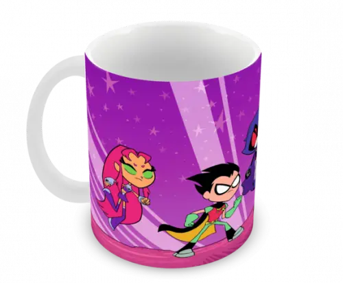 Caneca Polímero Teen Titans Go Personalizada