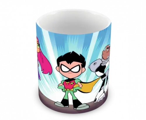 Caneca Polímero Teen Titans Go Personalizada