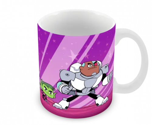 Caneca Polímero Teen Titans Go Personalizada