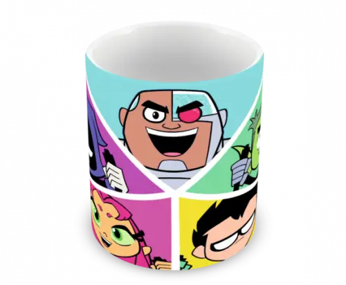 Caneca Polímero Teen Titans Go Personalizada