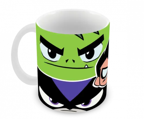 Caneca Polímero Teen Titans Go Personalizada