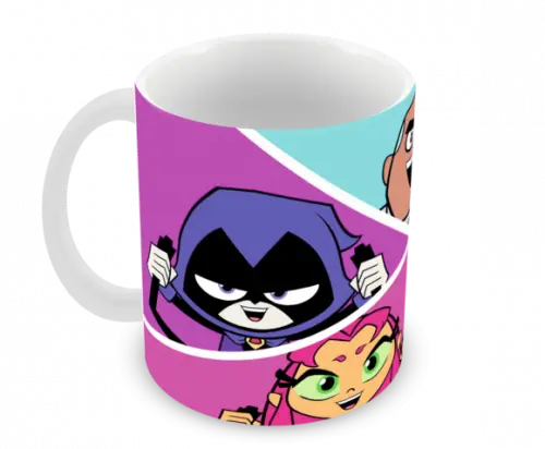 Caneca Polímero Teen Titans Go Personalizada