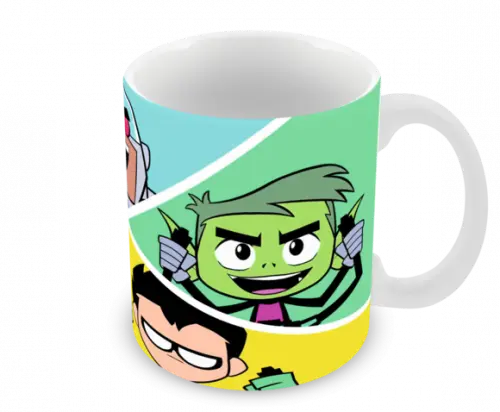 Caneca Polímero Teen Titans Go Personalizada