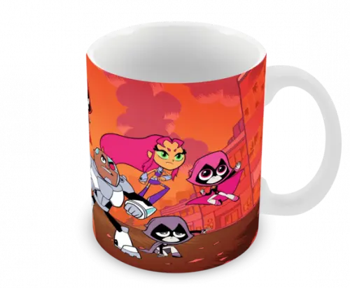Caneca Polímero Teen Titans Go Personalizada