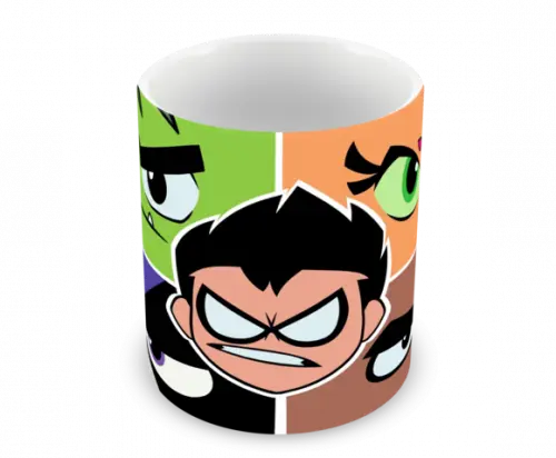 Caneca Polímero Teen Titans Go Personalizada
