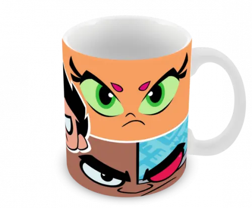Caneca Polímero Teen Titans Go Personalizada