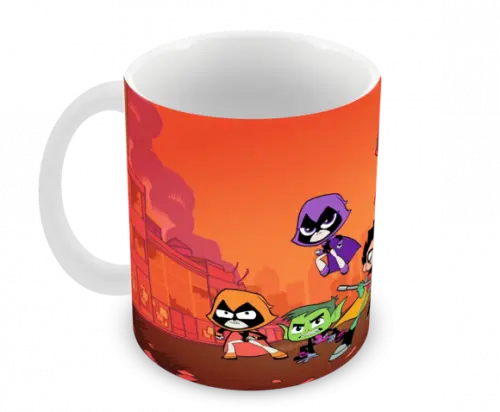Caneca Polímero Teen Titans Go Personalizada