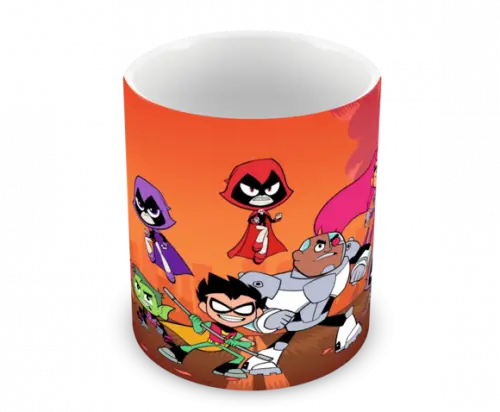 Caneca Polímero Teen Titans Go Personalizada