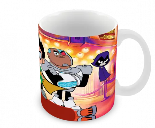 Caneca Polímero Teen Titans Go Personalizada