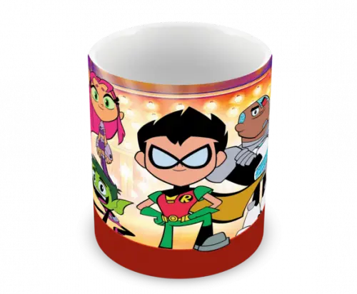 Caneca Polímero Teen Titans Go Personalizada