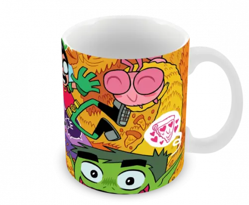 Caneca Polímero Teen Titans Go Personalizada