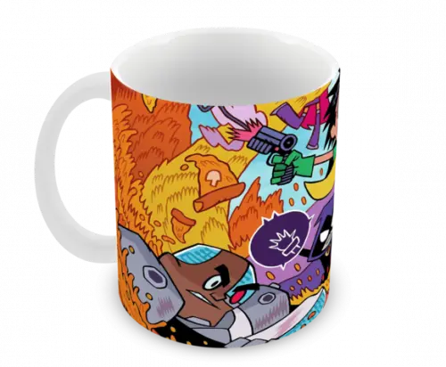 Caneca Polímero Teen Titans Go Personalizada