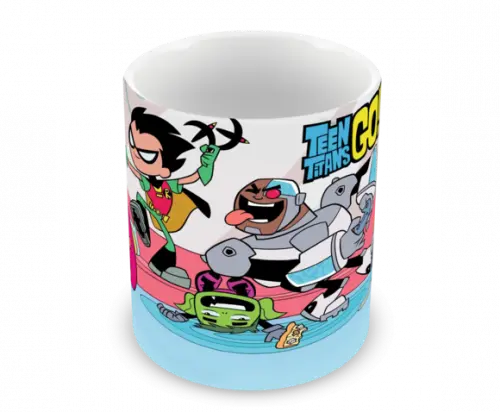 Caneca Polímero Teen Titans Go Personalizada