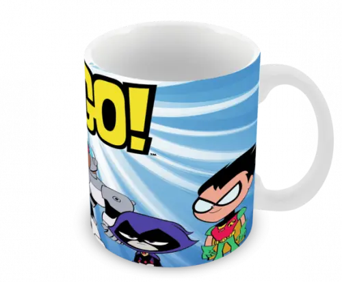 Caneca Polímero Teen Titans Go Personalizada