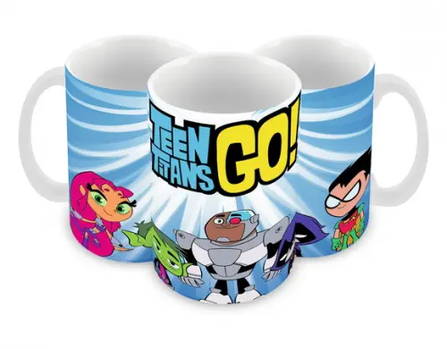Caneca Polímero Teen Titans Go Personalizada