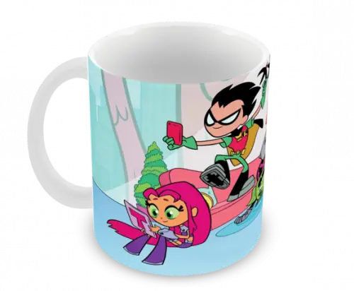 Caneca Polímero Teen Titans Go Personalizada
