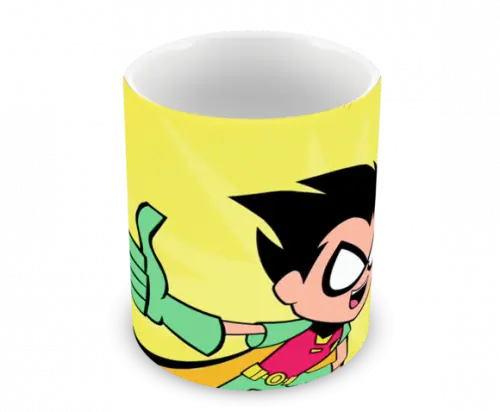 Caneca Polímero Teen Titans Go Personalizada