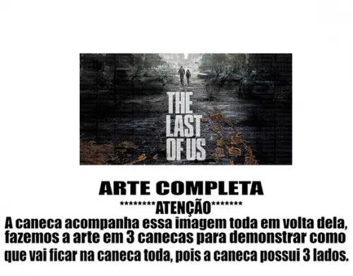 Caneca Polímero The Last Of Us Personalizada