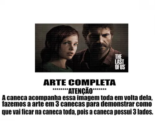 Caneca Polímero The Last Of Us Personalizada