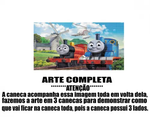 Caneca Polímero Thomas e Seus Amigos Personalizada