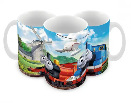 Caneca Polímero Thomas e Seus Amigos Personalizada
