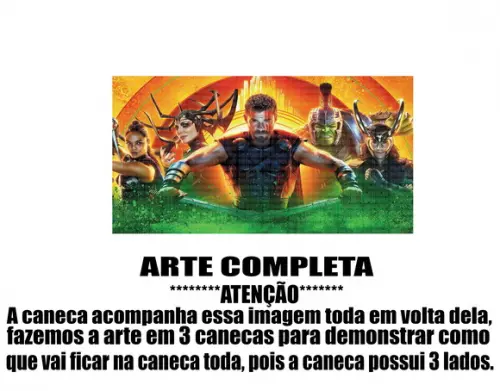 Caneca Polímero Thor Personalizada