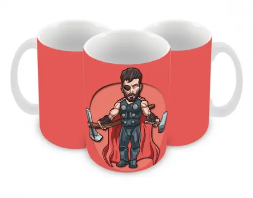 Caneca Polímero Thor Personalizada