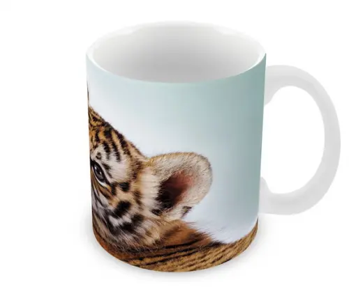 Caneca Polímero Tigre Personalizada